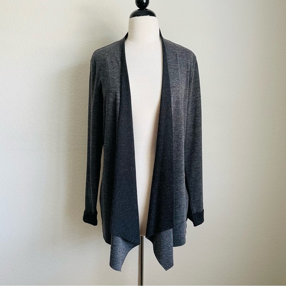 SET Apt 9 Open Front Cardigan Sweater & LC Lauren Conrad Basic Black Leggings - Picture 7 of 8